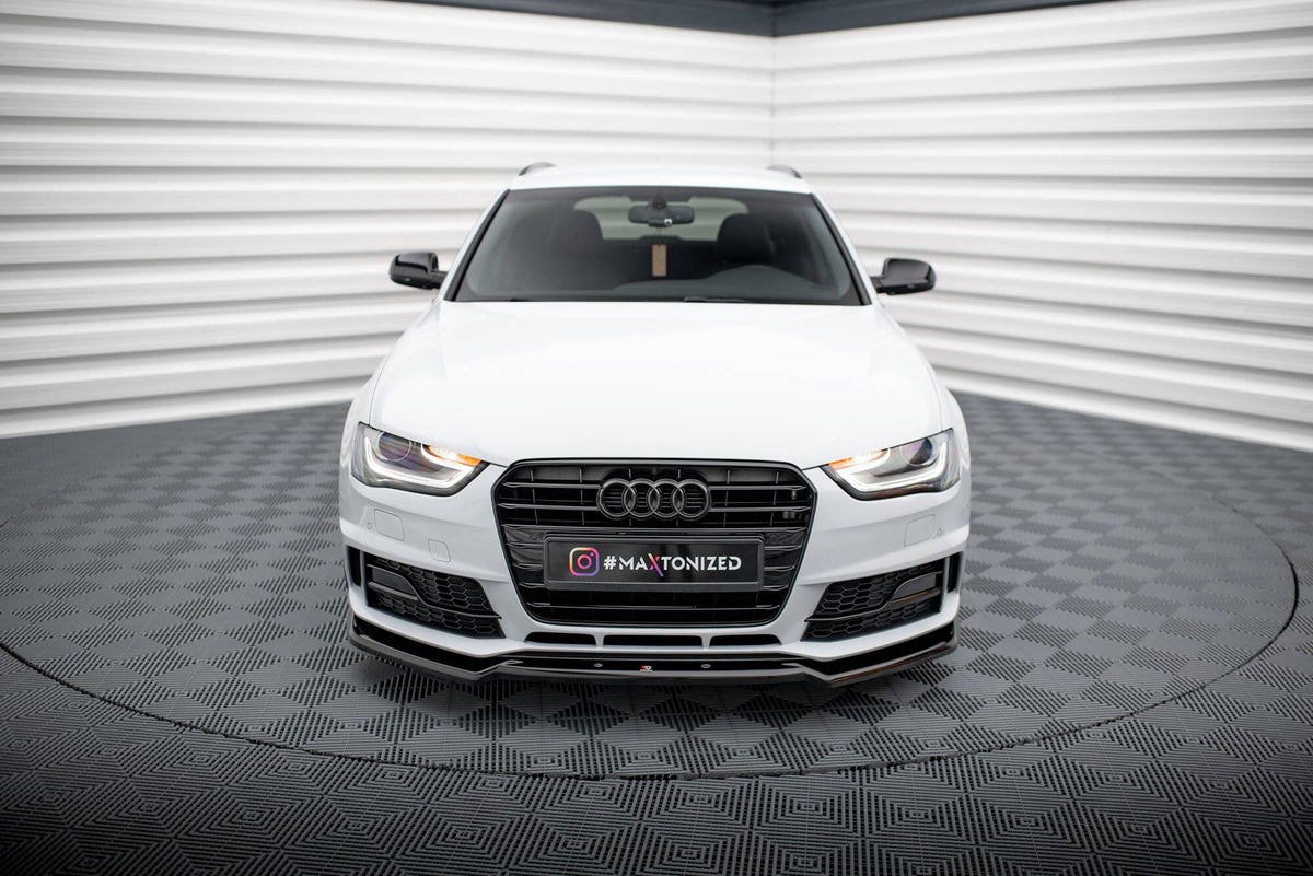 Maxton Design - Front Splitter V.2 Audi A4 Competition B8 (Facelift ...