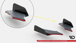 Maxton Design - Street Pro Rear Side Splitters V.1 + Flaps Toyota GR86 MK1