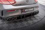 Maxton Design - Street Pro Rear Diffuser Mercedes Benz C43 AMG Coupe C205 (Facelift)