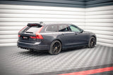 Maxton Design - Central Rear Splitter (With Vertical Bars) V.1 Volvo V90 MK2