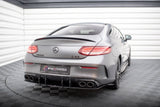 Maxton Design - Street Pro Rear Diffuser Mercedes Benz C43 AMG Coupe C205 (Facelift)
