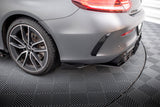 Maxton Design - Street Pro Rear Side Splitters + Flaps Mercedes Benz C43 AMG Coupe C205 (Facelift)