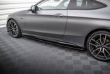 Maxton Design - Street Pro Side Skirts Diffusers Mercedes Benz C43 AMG Coupe C205 (Facelift)