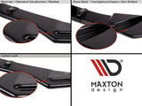 Maxton Design - Central Rear Splitter (With Vertical Bars) V.1 Volvo V90 MK2