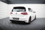 Maxton Design - Central Rear Splitter (with vertical bars) Volkswagen Golf R MK7