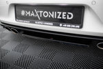 Maxton Design - Central Rear Splitter (with vertical bars) Volkswagen Golf R MK7