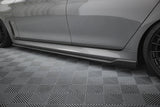 Maxton Design - Carbon Fiber Side Skirts Diffusers BMW Series 7 M-Pack G11 (Facelift)