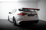 Maxton Design - Carbon Fiber Rear Wing + LED Alfa Romeo Giulia Quadrifoglio