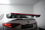 Maxton Design - Carbon Fiber Rear Wing + LED Alfa Romeo Giulia Quadrifoglio