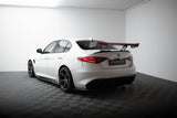 Maxton Design - Carbon Fiber Rear Wing + LED Alfa Romeo Giulia Quadrifoglio