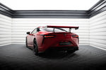 Maxton Design - Carbon Fiber Rear Wing with Internal Brackets Uprights + LED Lexus LC