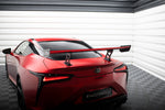 Maxton Design - Carbon Fiber Rear Wing with Internal Brackets Uprights + LED Lexus LC