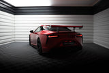 Maxton Design - Carbon Fiber Rear Wing with Internal Brackets Uprights + LED Lexus LC