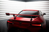 Maxton Design - Carbon Fiber Rear Wing with Internal Brackets Uprights + LED Lexus LC