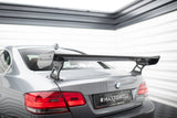 Maxton Design - Carbon Fiber Rear Wing with External Brackets Uprights BMW Series 3 / M3 Coupe E92