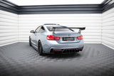 Maxton Design - Carbon Fiber Rear Wing with External Brackets Uprights BMW Series 4 / Series 4 M-Pack Coupe F32