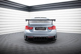 Maxton Design - Carbon Fiber Rear Wing with External Brackets Uprights BMW Series 4 / Series 4 M-Pack Coupe F32