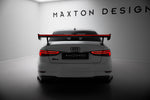 Maxton Design - Carbon Fiber Rear Wing with External Brackets Uprights + LED Audi A3 / A3 S-Line / S3 / RS3 Sedan 8V / 8V (Facelift)