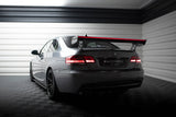 Maxton Design - Carbon Fiber Rear Wing with External Brackets Uprights + LED BMW Series 3 / M3 Coupe E92