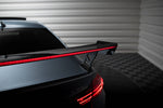 Maxton Design - Carbon Fiber Rear Wing with External Brackets Uprights + LED BMW Series 4 / Series 4 M-Pack Coupe F32