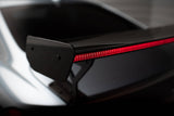 Maxton Design - Carbon Fiber Rear Wing with External Brackets Uprights + LED BMW Series 4 / Series 4 M-Pack Coupe F32