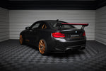 Maxton Design - Carbon Fiber Rear Wing (External Brackets Uprights) + LED BMW M2 F87