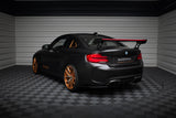 Maxton Design - Carbon Fiber Rear Wing (External Brackets Uprights) + LED BMW M2 F87