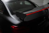 Maxton Design - Carbon Fiber Rear Wing (External Brackets Uprights) + LED BMW M2 F87