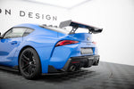 Maxton Design - Carbon Fiber Rear Wing with External Brackets Uprights + LED Toyota Supra MK5