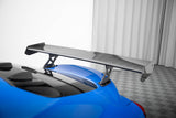 Maxton Design - Carbon Fiber Rear Wing with External Brackets Uprights + LED Toyota Supra MK5