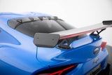 Maxton Design - Carbon Fiber Rear Wing with External Brackets Uprights + LED Toyota Supra MK5