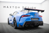 Maxton Design - Carbon Fiber Rear Wing with External Brackets Uprights + LED Toyota Supra MK5