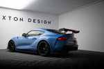 Maxton Design - Carbon Fiber Rear Wing with External Brackets Uprights + LED Toyota Supra MK5