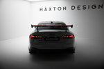 Maxton Design - Carbon Fiber Rear Wing with External Brackets Uprights V.1 + LED Audi A5 / A5 S-Line / S5 / RS5 Coupe F5 / F5 Facelift