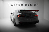 Maxton Design - Carbon Fiber Rear Wing with External Brackets Uprights V.1 + LED Audi A5 / A5 S-Line / S5 / RS5 Coupe F5 / F5 Facelift