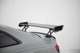 Maxton Design - Carbon Fiber Rear Wing with External Brackets Uprights V.1 + LED Audi A5 / A5 S-Line / S5 / RS5 Coupe F5 / F5 Facelift