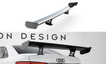 Maxton Design - Carbon Fiber Rear Wing with Internal Brackets Uprights Audi A3 / A3 S-Line / S3 / RS3 Sedan 8V / 8V (Facelift)