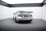 Maxton Design - Carbon Fiber Rear Wing with Internal Brackets Uprights BMW Series 4 / Series 4 M-Pack Coupe F32