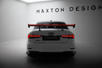 Maxton Design - Carbon Fiber Rear Wing with Internal Brackets Uprights + LED Audi A3 / A3 S-Line / S3 / RS3 Sedan 8V / 8V (Facelift)