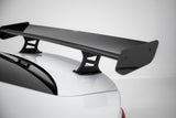 Maxton Design - Carbon Fiber Rear Wing with Internal Brackets Uprights + LED Audi A3 / A3 S-Line / S3 / RS3 Sedan 8V / 8V (Facelift)