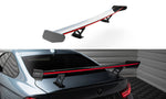 Maxton Design - Carbon Fiber Rear Wing with Internal Brackets Uprights + LED BMW Series 4 / Series 4 M-Pack Coupe F32