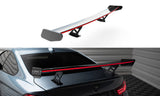 Maxton Design - Carbon Fiber Rear Wing with Internal Brackets Uprights + LED BMW Series 4 / Series 4 M-Pack Coupe F32