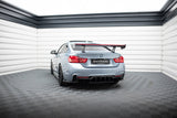 Maxton Design - Carbon Fiber Rear Wing with Internal Brackets Uprights + LED BMW Series 4 / Series 4 M-Pack Coupe F32