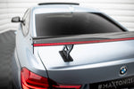 Maxton Design - Carbon Fiber Rear Wing with Internal Brackets Uprights + LED BMW Series 4 / Series 4 M-Pack Coupe F32