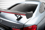 Maxton Design - Carbon Fiber Rear Wing with Internal Brackets Uprights + LED BMW Series 4 / Series 4 M-Pack Coupe F32