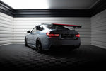 Maxton Design - Carbon Fiber Rear Wing with Internal Brackets Uprights + LED BMW Series 4 / Series 4 M-Pack Coupe F32