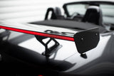 Maxton Design - Carbon Fiber Rear Wing with Internal Brackets Uprights + LED Mazda MX-5 ND (MK4)