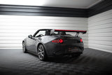 Maxton Design - Carbon Fiber Rear Wing with Internal Brackets Uprights + LED Mazda MX-5 ND (MK4)