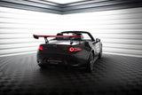 Maxton Design - Carbon Fiber Rear Wing with Internal Brackets Uprights + LED Mazda MX-5 ND (MK4)