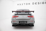 Maxton Design - Carbon Fiber Rear Wing with Internal Brackets Uprights + LED Mercedes Benz CLA-Class Coupe C118